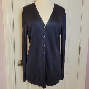 Brooks Brothers silk cardigan
